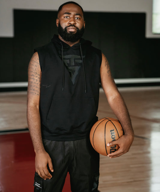 T.S Branded Sleeveless Hoodie